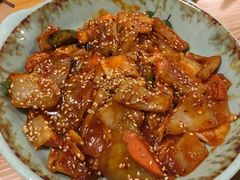 泡菜炒鱿鱼-쌍화점 霜花店·朝鲜族料理(徐家汇店)
