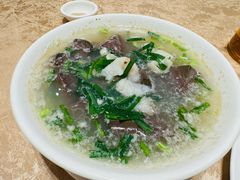 鱼片韭菜浸猪红-广东胜利宾馆西关粤中餐厅