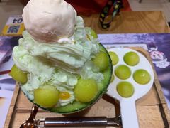 哈密瓜绵绵冰-糖糖屋•糖水•雪花冰店(时尚天河店)