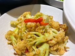 XO酱爆花菜-渔语鱼新川菜Bistro(万象天地店)