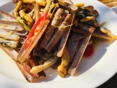 炒小竹蛏-大厝宅海鲜馆