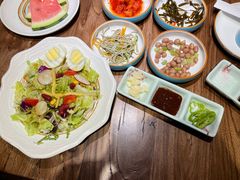 -明洞阿姨·韩式酱蟹烤肉·创意料理(三元桥店)