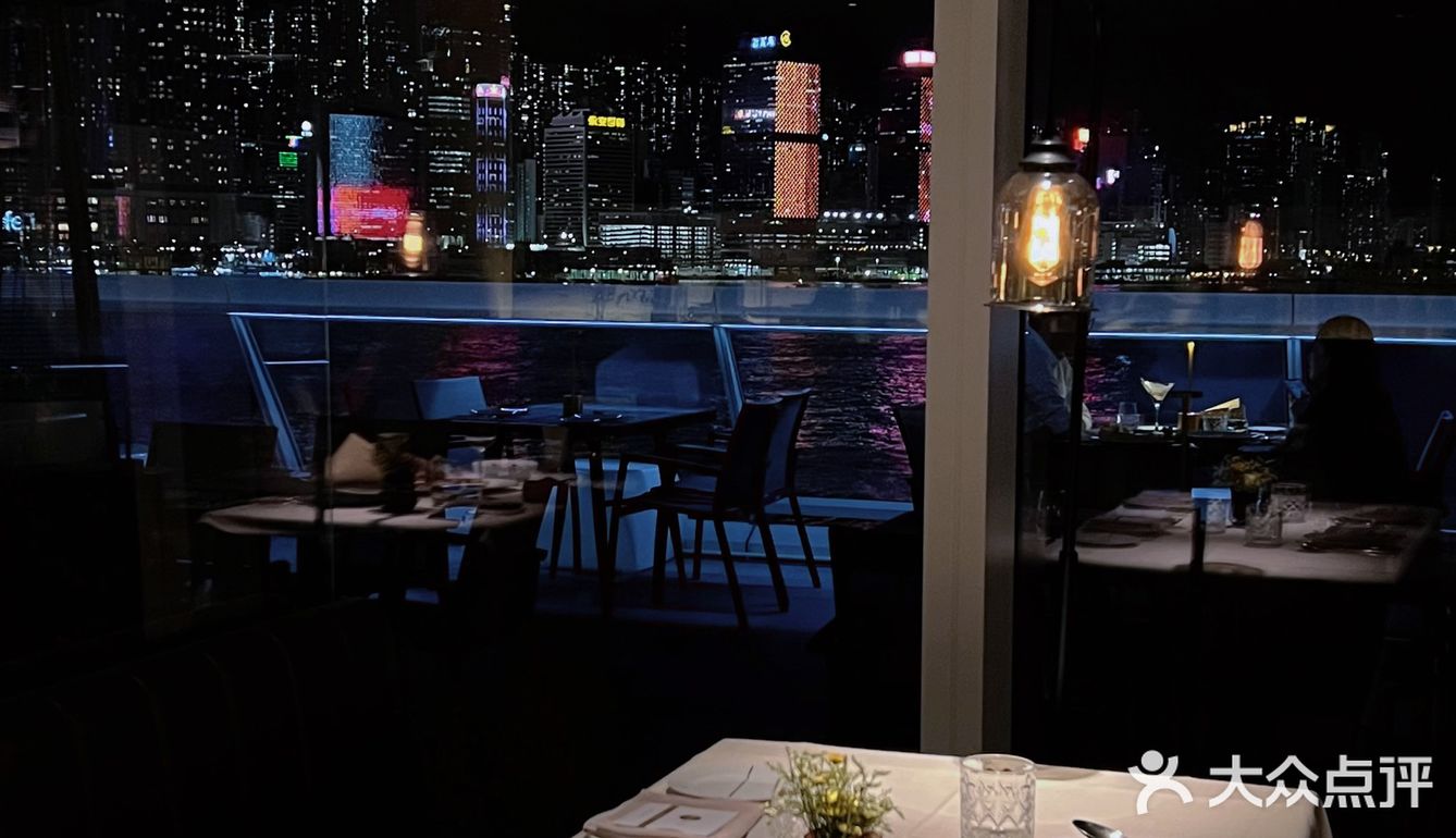 香港海边餐厅📷坐拥270°维港海景