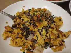 黑米虾仁炒鸡蛋-山水一号·中餐厅