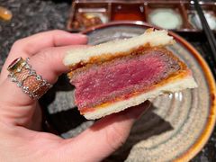 老干杯澳洲和牛菲力炸牛排三明治-老乾杯和牛烧肉(王府中环店)