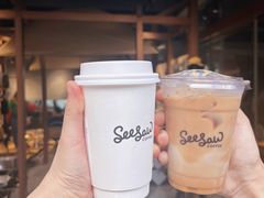繁星桂花拿铁-Seesaw Coffee(上生新所店)