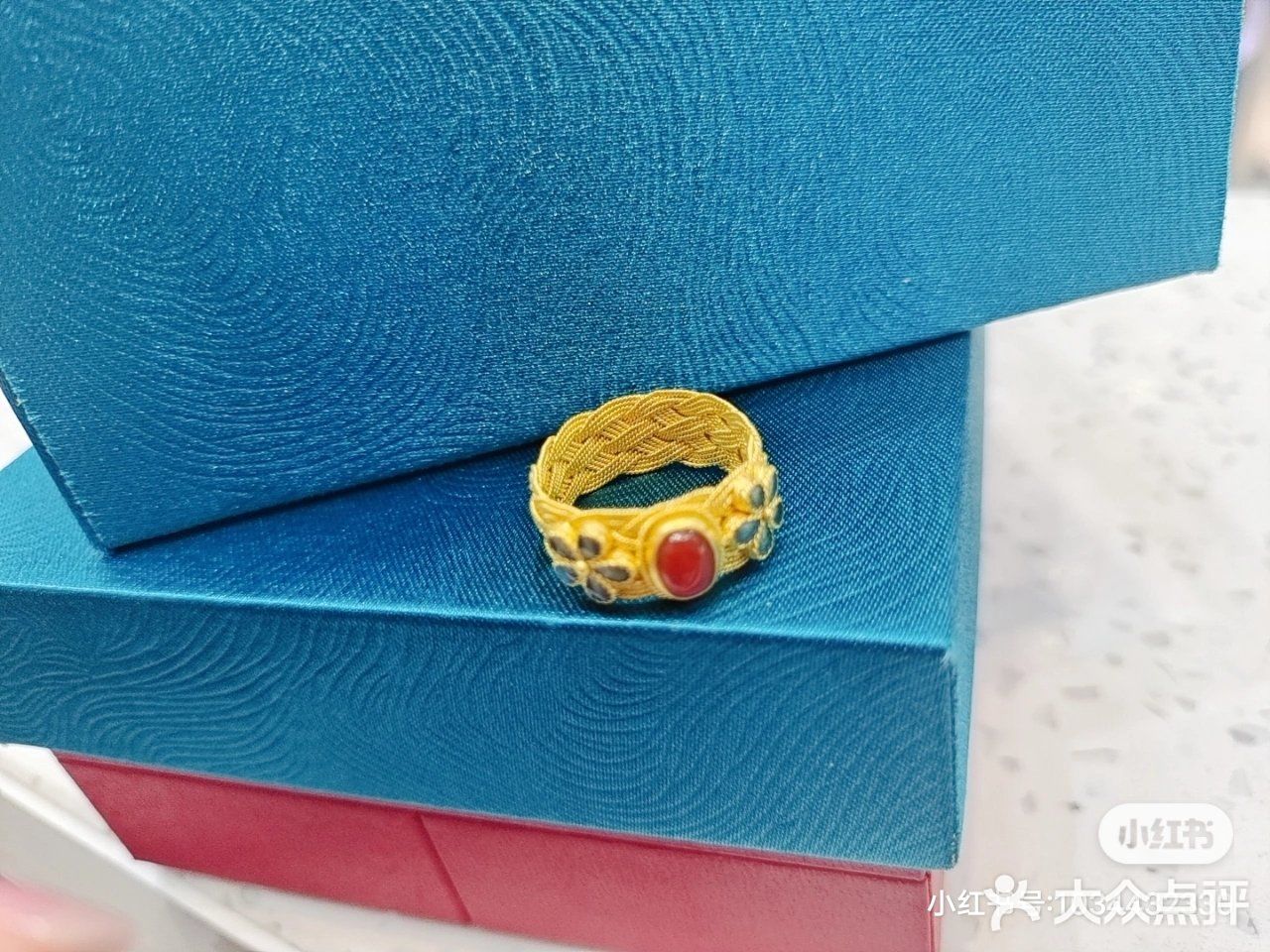 曼卡龙凤华戒指