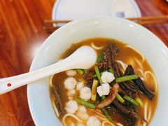 虾爆鳝面-奎元馆.百年奎元.非遗传承(西湖边的解放路店)