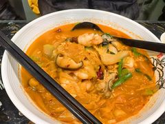 海鲜辣汤面-桃园中华料理炸酱面(燕儿岛路店)
