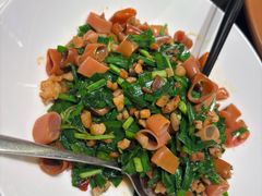 海肠炒韭菜-常鲜楼常来尝鲜海胆馆(星海店)