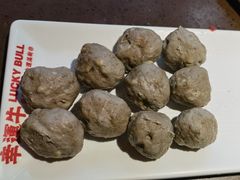 手锤牛肉丸(熟)-幸运牛汕头小黄牛牛肉火锅(梅林店)