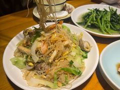 海鲜炒粉干-丁记盐蘸牛肉·新杭菜(河东路店)