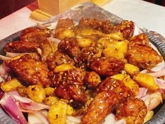 火焰黑椒牛肉粒-乾园(世纪都会店)