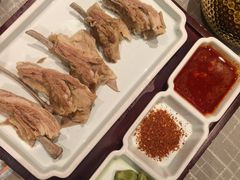 小份的手抓羊肉。-东方亚克西餐厅(西康路店)