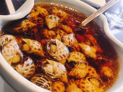 古越陈酿煮花螺-杭州西子湖四季酒店·金沙厅