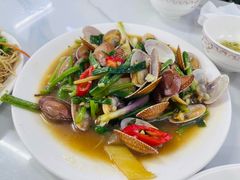 炒花蛤-正宗普宁豆干坊·洪记砂锅粥(红领巾路店)