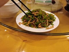 青椒肉丝-黄山排云型旅酒店餐厅