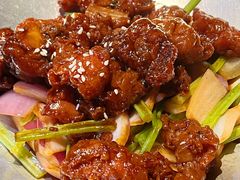 蒜香蜜汁排骨-绿茶餐厅(王府井永宁门店)