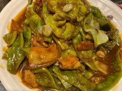 五花肉焖油豆角-粗粮人家·东北菜(洋桥店)