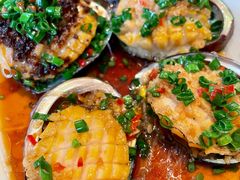 蒜茸豆豉6头小鲍鱼-玫瑰厅上海菜(兴国路店)