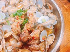 炒蛤蜊-老东镇啤酒屋海鲜加工·蒸汽海鲜·海鲜烧烤(台东店)