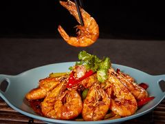 香辣基围虾-农家霸王地锅鸡(国顺东路店)