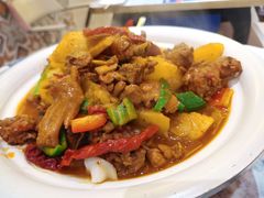 新疆大盘鸡-羊巴道新疆菜·清真(上梅林店)