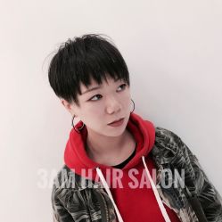 点击看大图 Yishen的短发作品-3AM HAIR SALON烫发染发接发