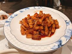 葱烧蹄筋-二泉园老菜馆·百年无锡菜
