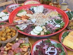 -陈叉子钢盆烤肉(中原万达店)