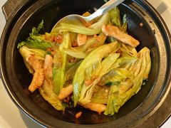 啫啫金钩爽肉唐生菜-宝丽轩中餐厅BAOLIXUAN