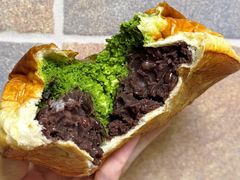 抹茶黄油豆馅面包-烘焙町面包店(西四店)