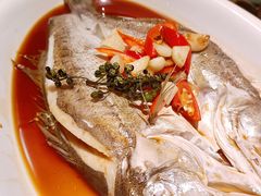 葱椒鲈鱼-绿茶餐厅(成都大悦城店)