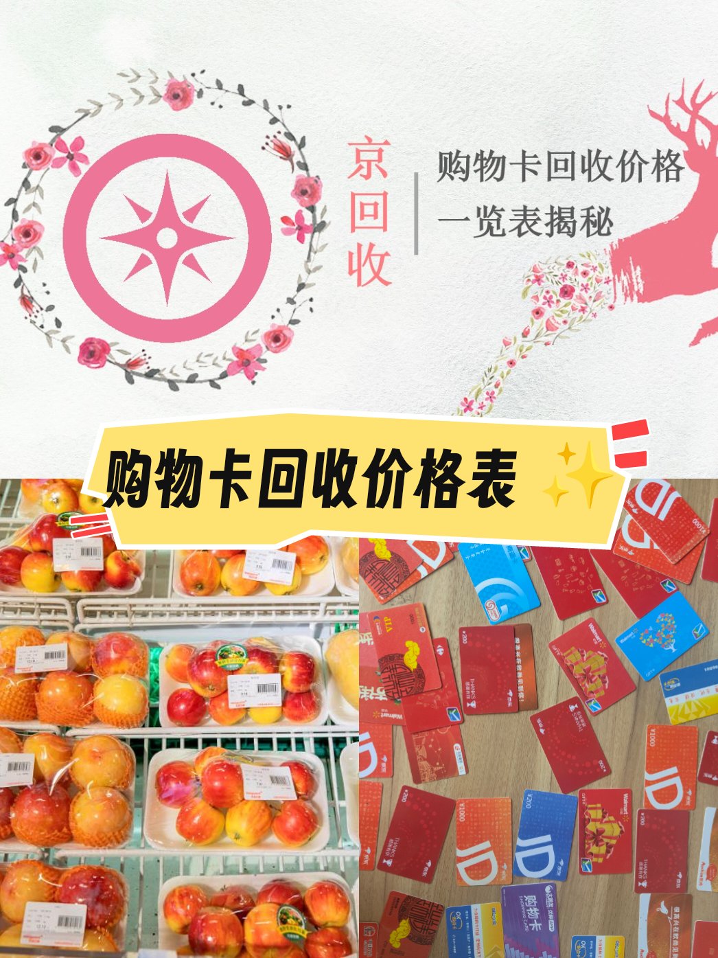 稀有卡片回收价格表