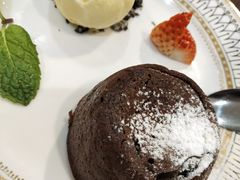 熔岩蛋糕配冰激凌-斯比特花园西餐厅(东方商厦店)