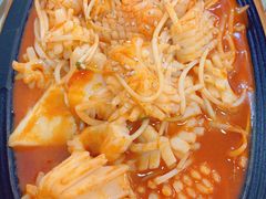韩式铁板鱿鱼-拌来拌去石鍋拌飯(文鼎店)