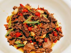 菜籽油炒衡东黄牛肉-老湘村·湖南土菜(天河维多利店)