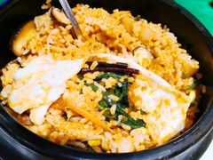 石锅五花肉拌饭-唛嘻哒烤串朝鲜族风味(金桥店)