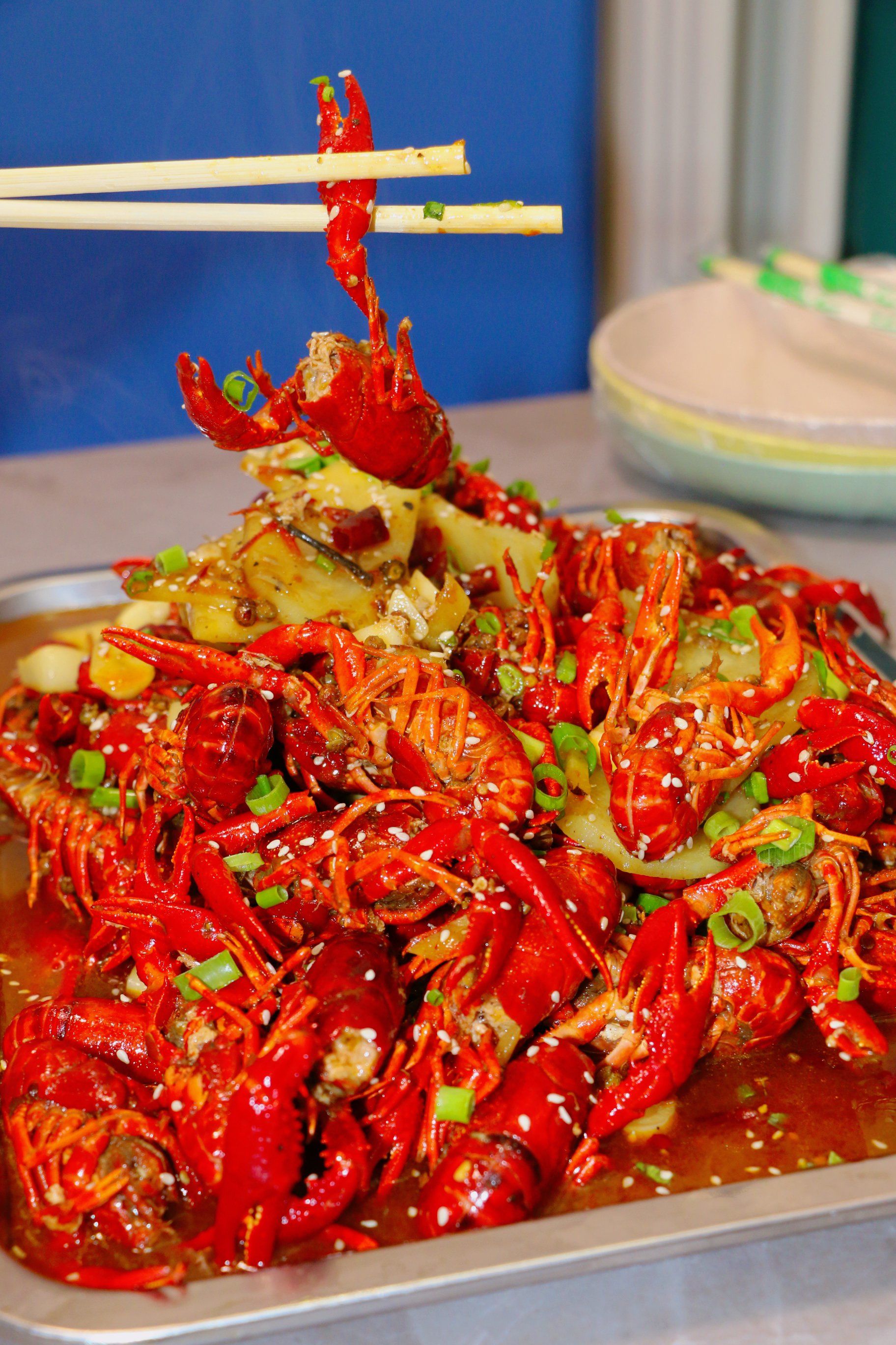 小龙虾拼盘,谁敢来一战?