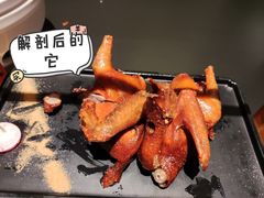 玻璃脆皮乳鸽-羽鸽集·乳鸽专门店·地道顺德菜(岭南站店)