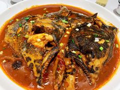 铜锅焖鲽鱼头-梅飞酒家(名辉豪庭店)