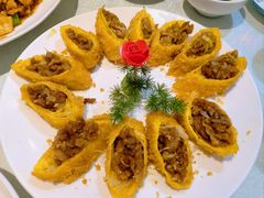 脆皮鸭丝卷-二姐家三个拿手菜·北塘海鲜·大馅锅贴王(北辰店)