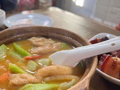 番茄丝瓜炒面筋-沈记菜馆(酒仙桥路店)