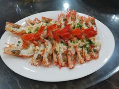 蒜蓉开边蒸九节虾-蚝专家(北滘店)