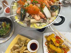 海鲜猪骨煲-凤城康记饭店