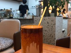 红豆沙拿铁-Line 咖啡(石厦花园店)