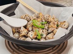 盐焗花螺-轩记海鲜餐厅·四十五年老字号·经典粤菜(西区彩虹店)