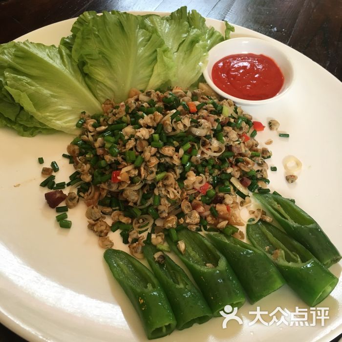 猪肉婆私房菜-蚬肉生菜包图片-顺德区美食-大众点评网