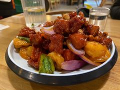 椒香虾仁爆鸡球-陈傻子餐厅(世纪都会店)