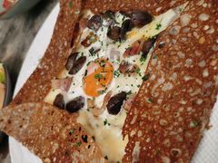 鸡蛋蘑菇熏肉荞麦可丽饼-RAC BAR(安福路店)